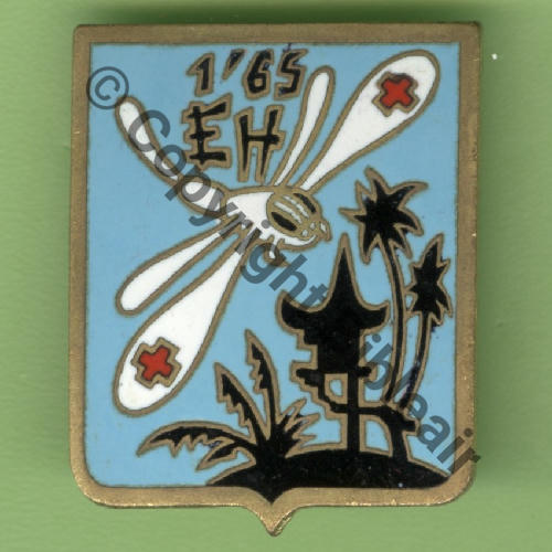 INDO A0650 1955 EH.1.65 DURANCE  DrP+DBol Dos lisse 2Yeux noirs SNH Src.Y.GENTY 94Eur(x15) 